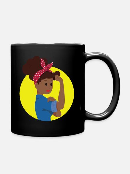 we can do it Black History - Tasse einfarbig - Schwarz