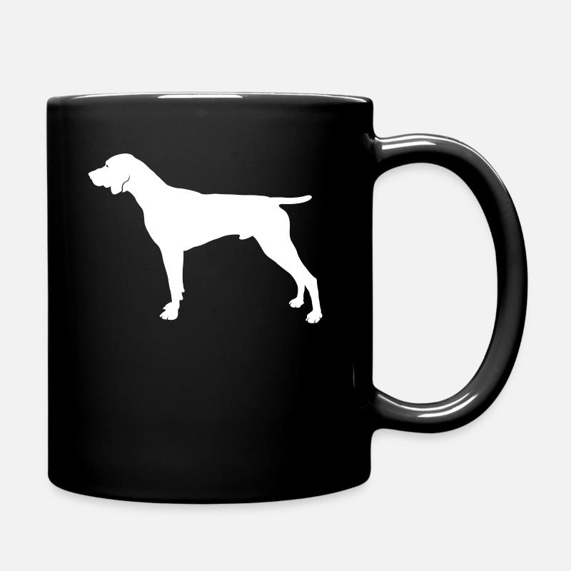 Deutsch Kurzhaar - Tasse einfarbig - Schwarz
