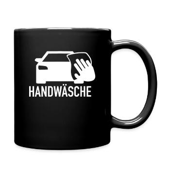 Handwäsche Autopflege - Tasse einfarbig - Schwarz - Rechts
