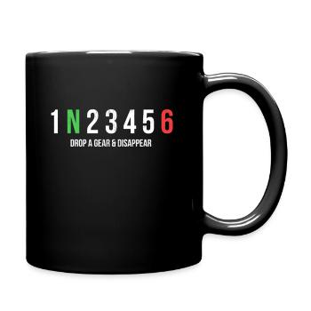 Motorcycle Gears Drop A Gear And Disappear Print - Full Colour Mug - black - Right