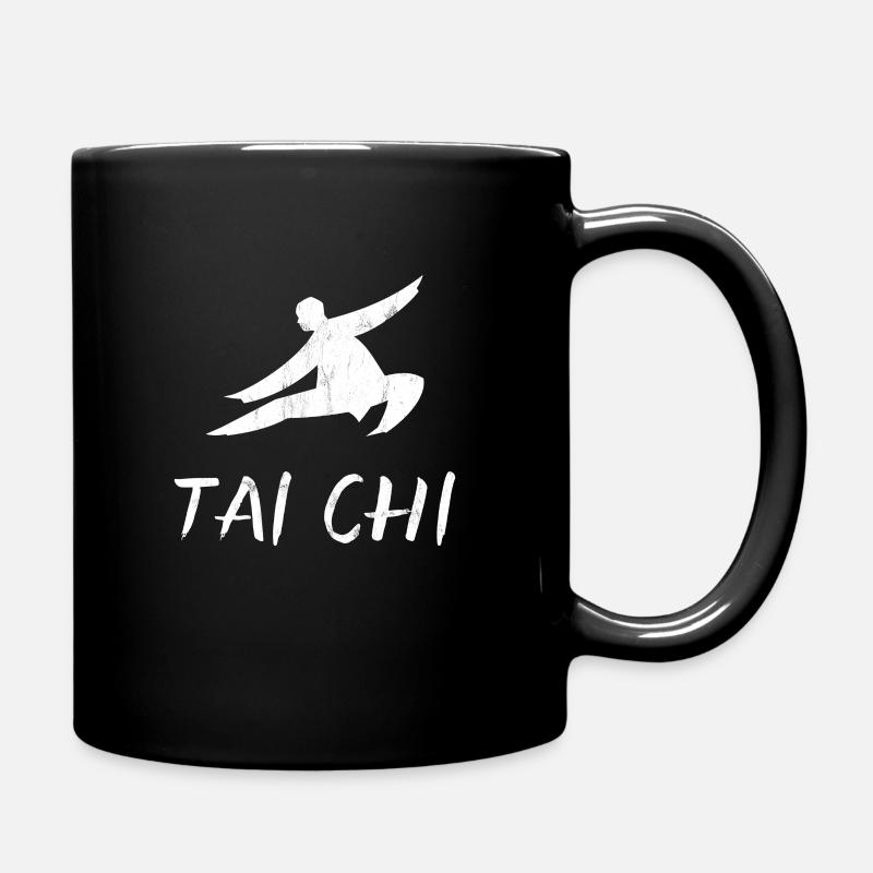 Tai Chi Grafik Kampfkunst Druck - Tasse einfarbig - Schwarz