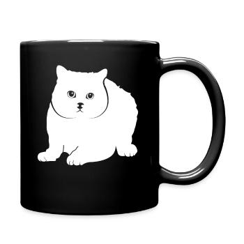 Britisch Kurzhaar - Tasse einfarbig - Schwarz - Rechts