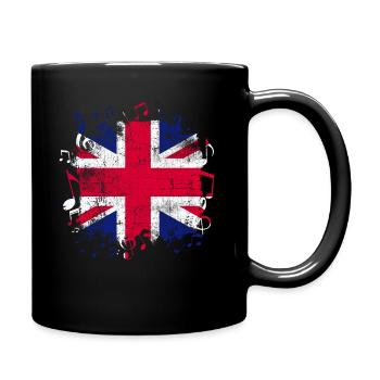 Great Britain Music - Full Colour Mug - black - Right