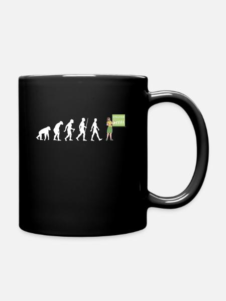 Évolution de l'enseignant Cadeau de la femme - Mug uni - noir