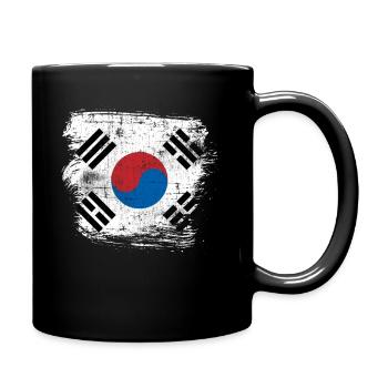 South Korea - Full Colour Mug - black - Right