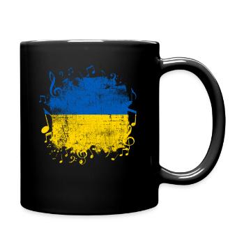 Ukraine - Mug uni - noir - Droite