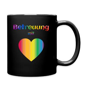 Caregiver, Gift, Empathy, Care, Heart - Full Colour Mug - black - Right