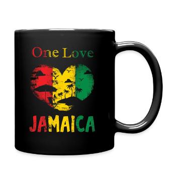 Jamaica One Love - Mug uni - noir - Droite