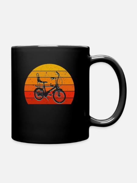 Bonanzarad au look rétro avant le coucher du soleil - Mug uni - noir