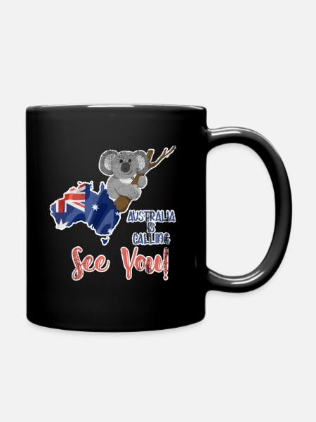 Australie Koala Bear Voyage - Mug uni - noir