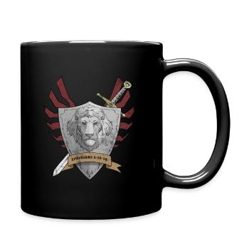 Eph 6:10 Christian Armor Of God Christian - Full Colour Mug - black - Right