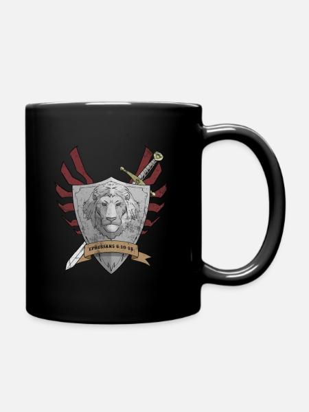 Eph 6:10 Christian Armor Of God Christian - Full Colour Mug - black