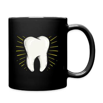 Monde des dents jour des dents dents santé des dents - Mug uni - noir - Droite