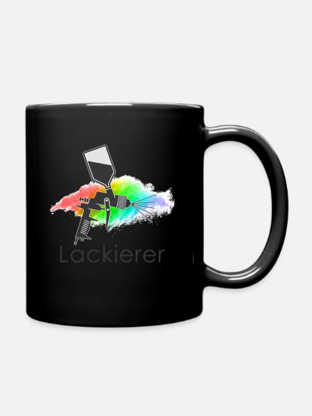 Lackierer - Tasse einfarbig - Schwarz