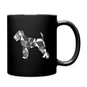 Polygon Airedale Terrier - Tasse einfarbig - Schwarz - Rechts