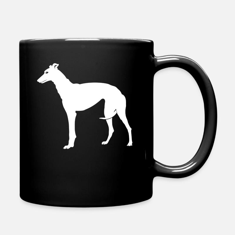 Greyhound greyhound - Full Colour Mug - black