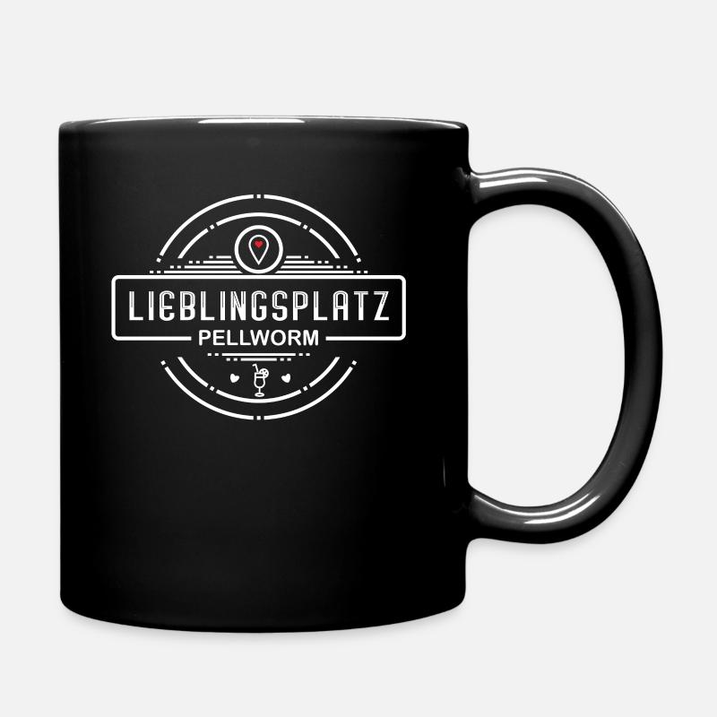 Pellworm: Mein Lieblingsplatz - Tasse einfarbig - Schwarz