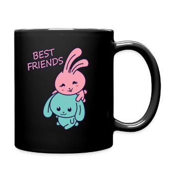 Best friends - Full Colour Mug - black - Right