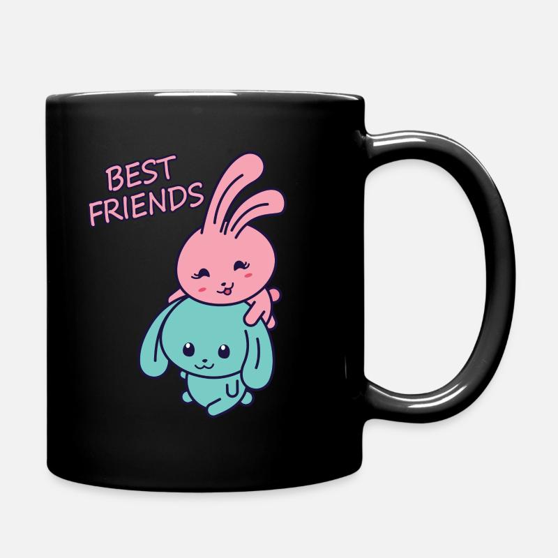 Beste Freunde - Tasse einfarbig - Schwarz