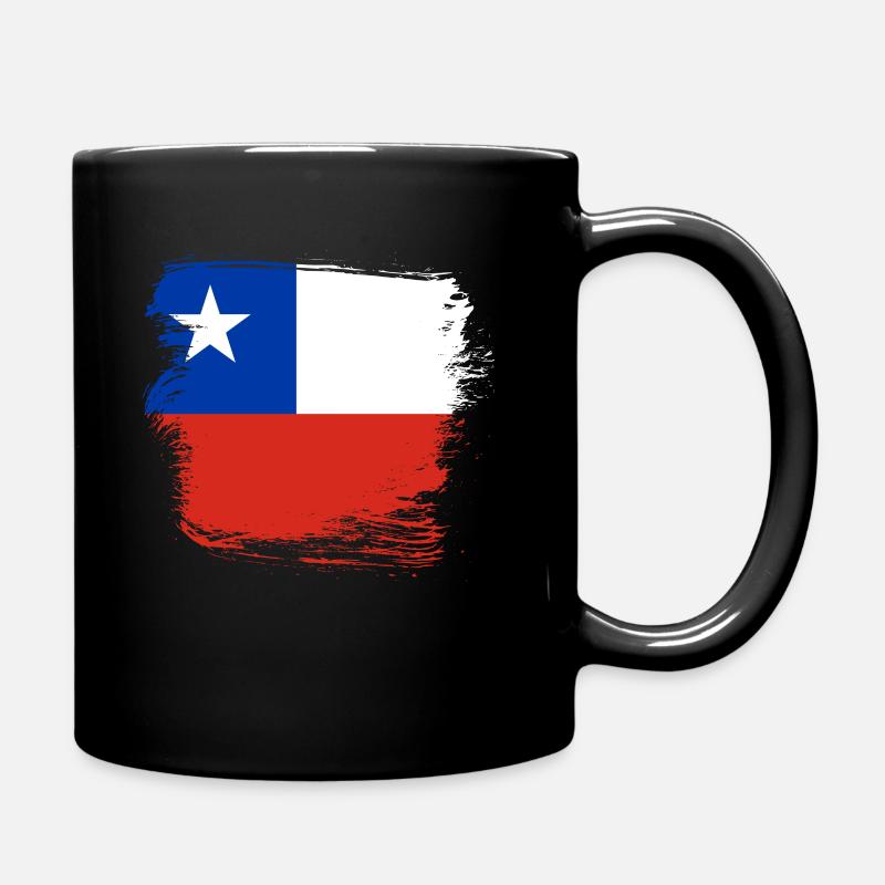 Chile Flagge - Tasse einfarbig - Schwarz
