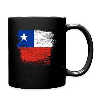 Chile - Tasse einfarbig - Schwarz - Rechts