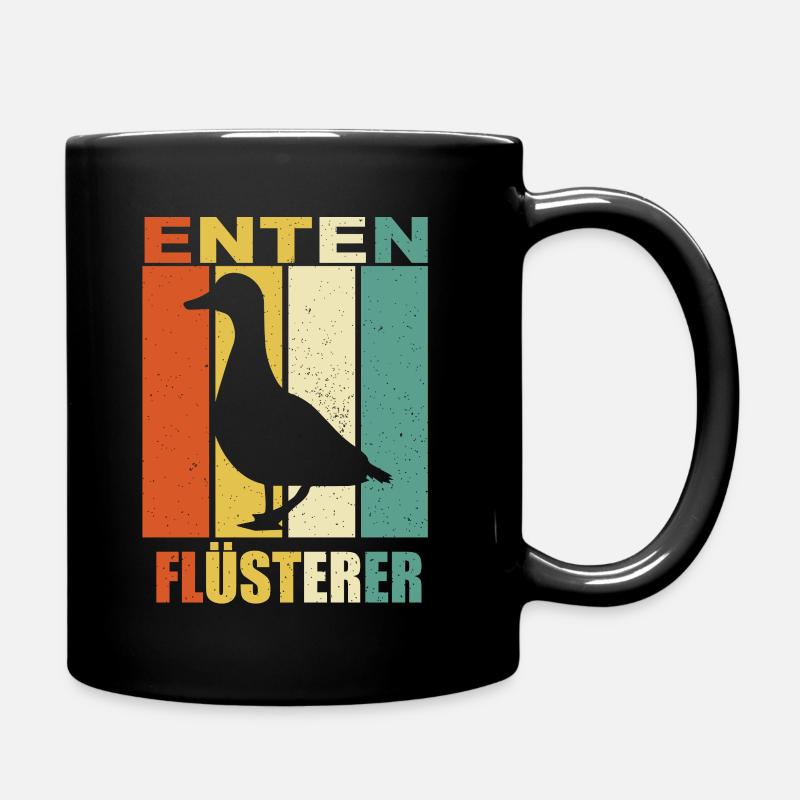 Enten Flüsterer - Entenflüsterer - Tasse einfarbig - Schwarz