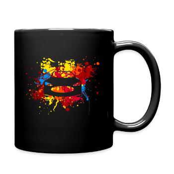 Silhouette cadeau voiture de sport voiture de course - Mug uni - noir - Droite