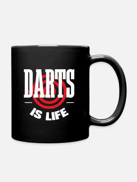 Dart - Tasse einfarbig - Schwarz