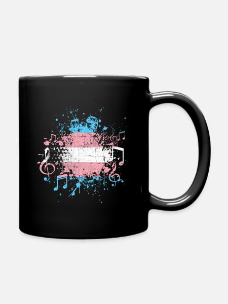 Transgender Musik - Tasse einfarbig - Schwarz