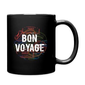 Bon Voyage - Full Colour Mug - black - Right