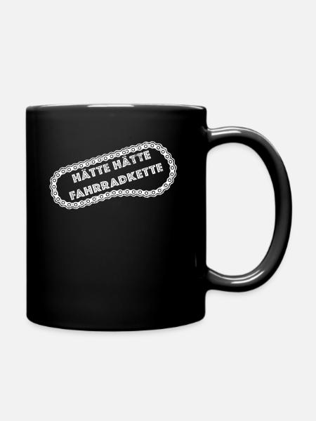 Hätte Hätte Fahrradkette - Tasse einfarbig - Schwarz