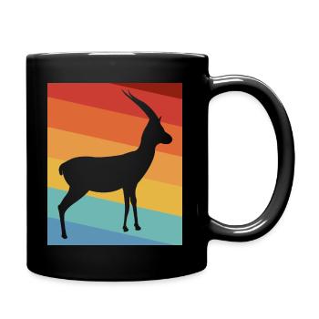 Gazelle - Mug uni - noir - Droite