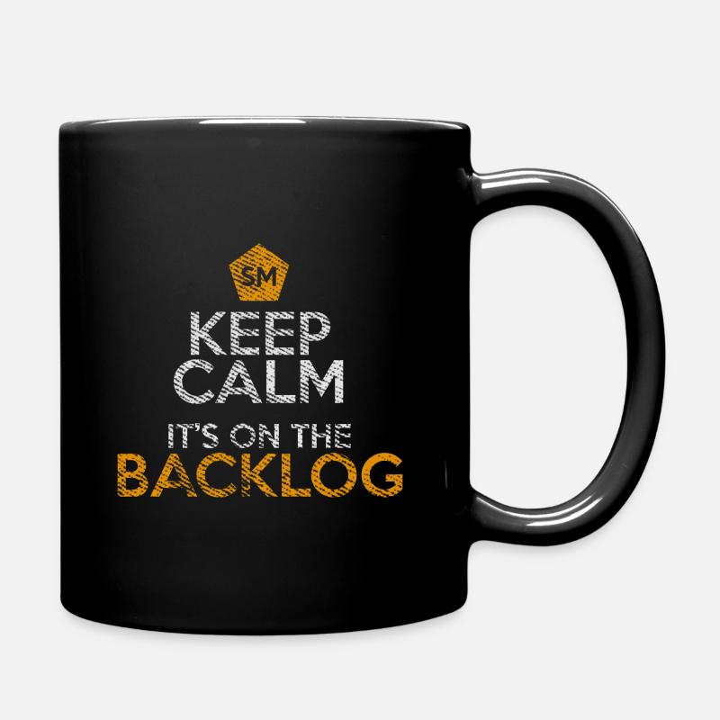 Backlog Scrum Master Docker Computer Geek - Tasse einfarbig - Schwarz