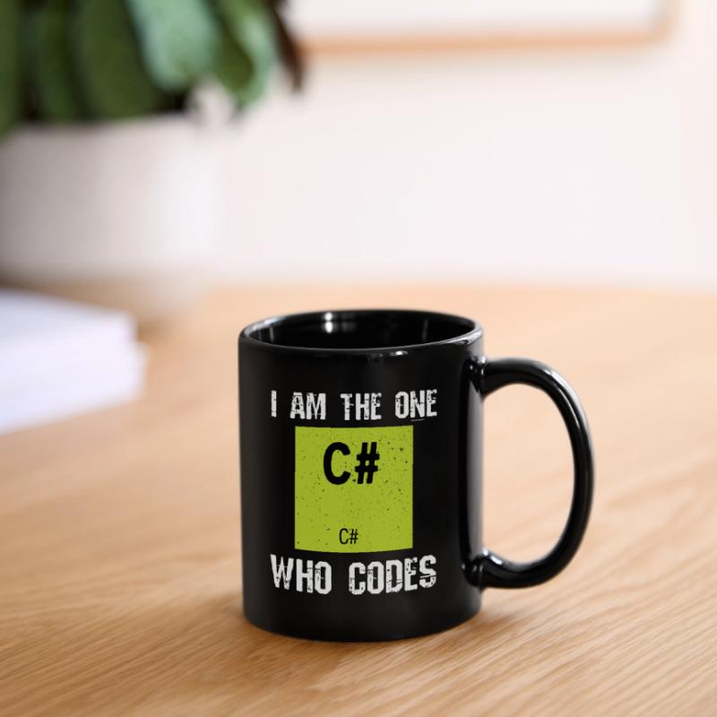C# Coden Programmieren Tasse einfarbig