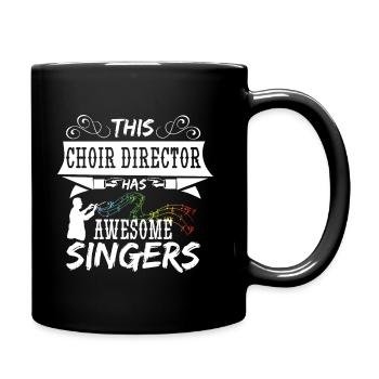 Chef de choeur - Mug uni - noir - Droite