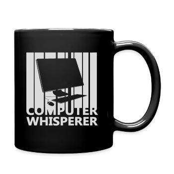 Computer nerd - Full Colour Mug - black - Right