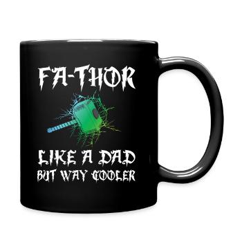 Papa père Fathor - Mug uni - noir - Droite