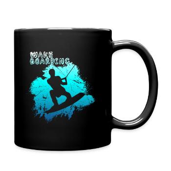Wakeboard - Tasse einfarbig - Schwarz - Rechts