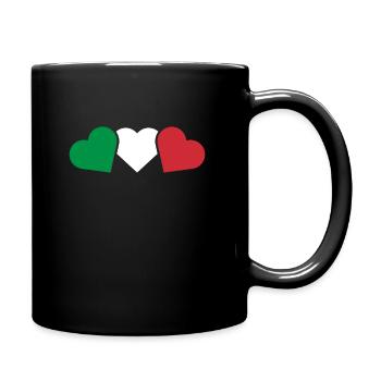 Italy - Full Colour Mug - black - Right