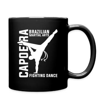 Capoeira danseurs d'arts martiaux - Mug uni - noir - Droite