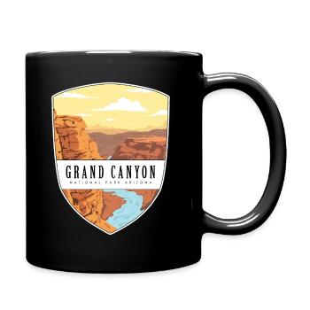 Grand Canyon National Park - Tasse einfarbig - Schwarz - Rechts
