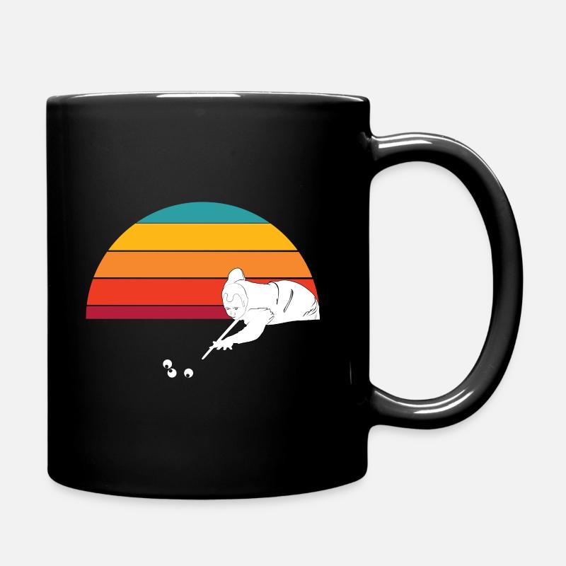 Snooker Spieler - Tasse einfarbig - Schwarz
