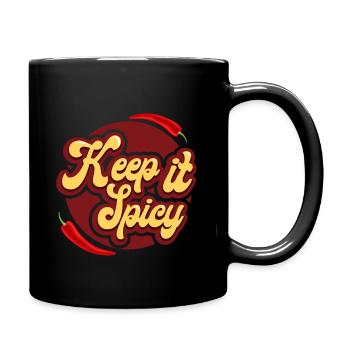 Cuisson du piment - Mug uni - noir - Droite