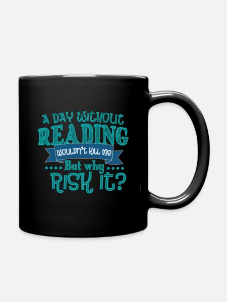 Read - Full Colour Mug - black
