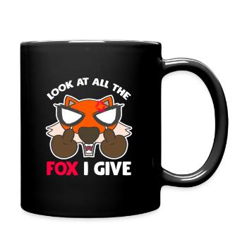 Renard comique renards costume cosplay cadeau - Mug uni - noir - Droite