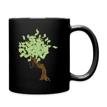 arbre d'argent - Mug uni - noir - Droite