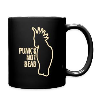 Cacatoès punk - Mug uni - noir - Droite