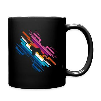 Bouvier des Flandres - Mug uni - noir - Droite