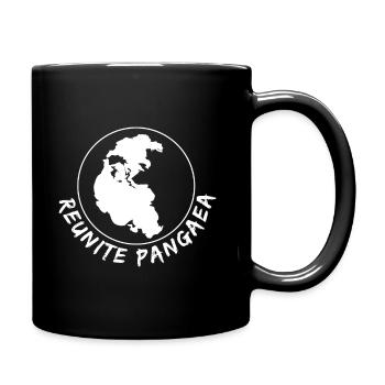 Wiedervereinige Pangaea - Tasse einfarbig - Schwarz - Rechts