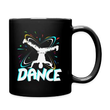 break dancing - Full Colour Mug - black - Right
